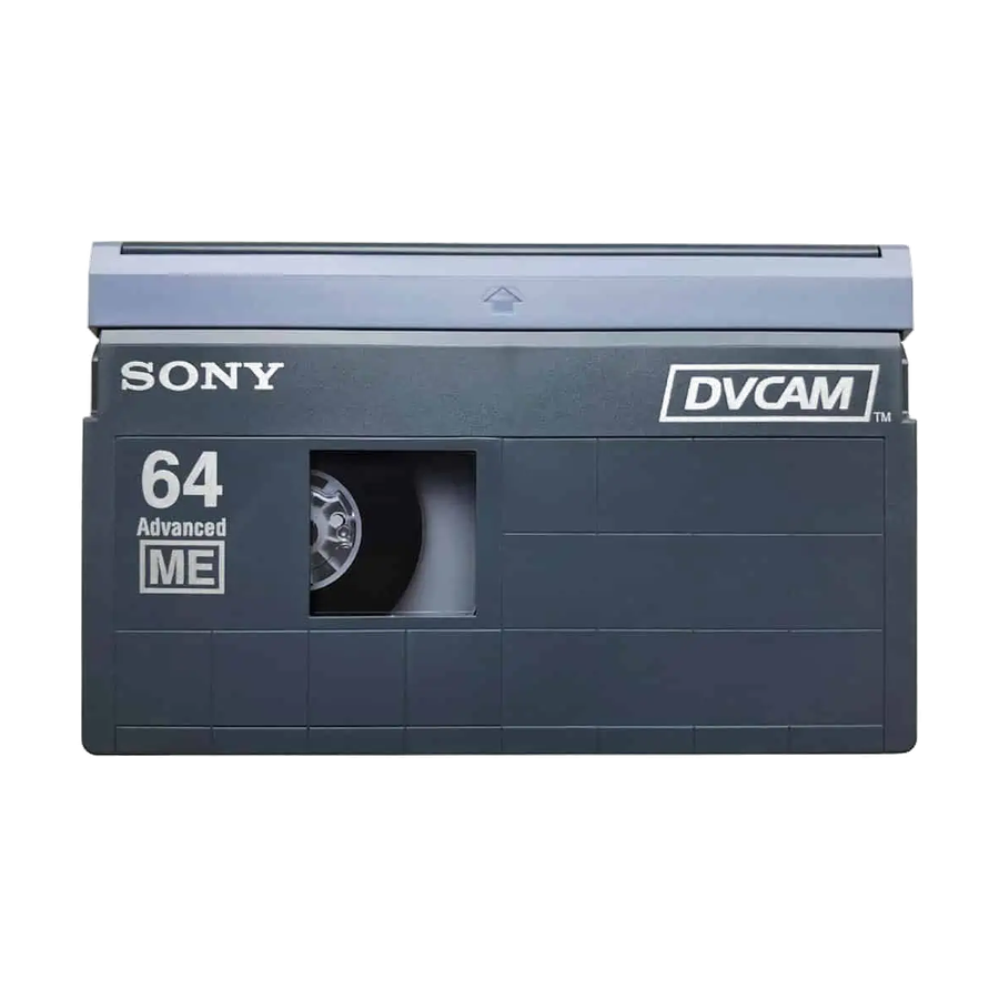 DVCAM cassette